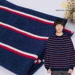 Durable Cotton French Terry Fabric Double Yarn Combed Pique Knit Material for sale