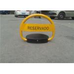Waterproof Yellow Automatic Parking Lock With Smart Remote Control System for sale