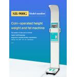 Automatic Coin Operated Bmi Weight Scale Ultrasonic Height Body Fat Analyzer for sale