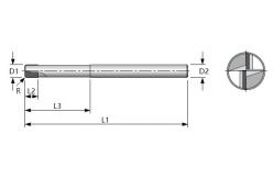 China PCD toric end mill supplier