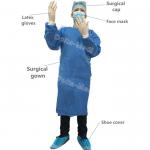 Hospital  Sterile Non Woven Disposable Surgical Gown for sale