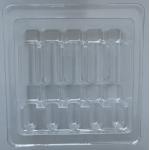 PET Fragile Goods Packaging Tray Glass Bottle Fixed Packaging Tray Water Injection 1ml 2ml 5ml 10ml 5 Pack for sale