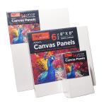 100% Cotton Painting Canvas Panel With Pine Wood Cradled Paint Boards Lightweight for sale