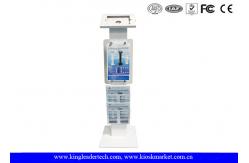 China Lockable Kiosk Freestanding Secure Ipad With Logo Panel Leaflet Rack supplier