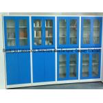 1.8m Height Small Steel Storage Cupboards 1.0mm Thickness Material With PVC Handles for sale