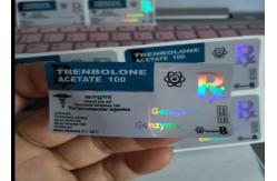 China Glossy Laser Hologram Adhesive Sticker Labels For Anabolic Packaging supplier