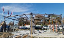 China Steel Hangar Metal Building Construction Professional Punching Processing Service supplier