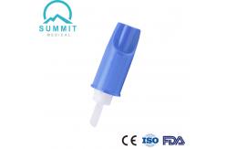 China Convenient Blood Collection Safety Lancet with Surgical Blade 21G 2.2mm Light Blue supplier