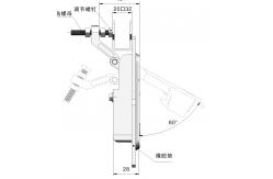 China Matt Standard Electrical Cabinet Door Lock Chrome Plated Cabinet Panel Lock supplier