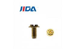 China Custom Brass Pan Head Phillips Machine Screws M3.5x6.8mm supplier