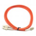 High-Performance Duplex Fiber Optic Patch Cord LC PC to SC PC for sale