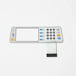 Tear Resistant PET Membrane Switch Overlay With Glossy Matte Frosted Surface for sale