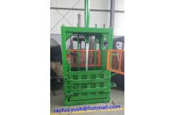China Mobile Mini Cardboard Baler Machine / Single Cylinder Portable Cardboard Baler supplier