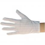 High Dexterity 10e10 Ohm Polyester Cleanroom ESD Hand Gloves