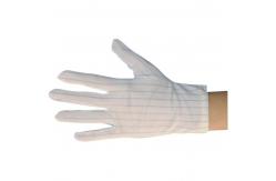 China High Dexterity 10e10 Ohm Polyester Cleanroom ESD Hand Gloves supplier
