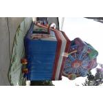 Ferris Wheel Inflatable Fun City With Digital Printing , Childrens Jumping Castle