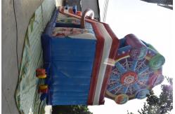China Ferris Wheel Inflatable Fun City With Digital Printing , Childrens Jumping Castle supplier