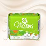 Custom Logo Anion Sanitary Napkin Disposable Winged Shape for sale