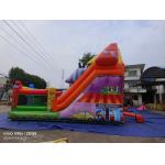 Fun Park Dry Inflatable Bouncy Slides With Candy Shop Theme