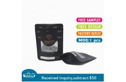 China Doypack Flat Bottom Pouch 3.5g Stand Up Pouches For Food Packaging supplier
