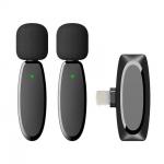 Mini Microphone No App Needed Lavalier Wireless Microphone For Iphone for sale