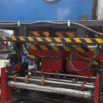 PLC Control Vertical Split Body Cable Tray Forming Machine with Hydraulic Pressure 2mm Raw Material Thickness for sale