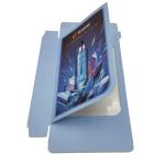 Custom Folding Cardboard Box At The Top Of Cosmetic Packaging With Transparent PVC Windows After Opening for sale