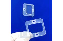 China Opaque Wafer Fused Quartz Plate With Hole High Density 100mm supplier