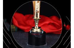 China Crystal Globe Hollowing Out Custom Trophy Awards Polishing Surface With Gift Box supplier
