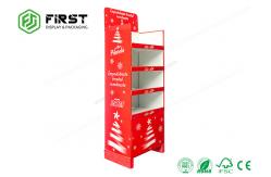 China Custom CMYK Printing Foldable POP Paper Cardboard Display Floor Carton Stand supplier