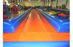 China Long inflatable runway water slide big inflatable water slide on sale supplier