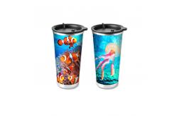 China Food Grade 3D Lenticular Printing Service Plastic Kids Drinking Cup supplier