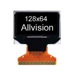 White / Blue 128x64 Oled Display Module Free Viwwing Angle 21.744×10.864mm  for sale