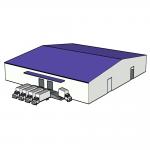 Fabricated Steel Frame Structure Prefab Workshop Peb Warehouse Easily Disassembled