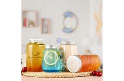 China 350ml Disposable 46g Clear Screw Cap Plastic Beverage Jar supplier