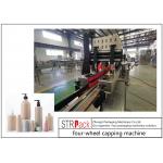 Auto Four Wheel Clamping Twisting Bottle Capping Machine Screw Capper
