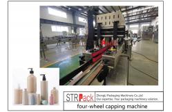 China Auto Four Wheel Clamping Twisting Bottle Capping Machine Screw Capper supplier