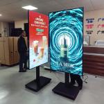 Indoor High Brightness Window Advertising Display Screen Digital Signage for sale