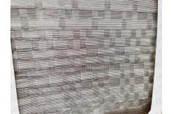 China Glass Interlayer Anti Alkali Woven Metal Fabric 2.5m Width supplier