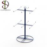 Wire Hooks Spinner Grocery 12 Pegs Countertop Display Rack for sale