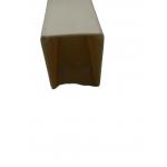                    Custom PVC Extruded Window Profile U and C Type Channel Profile              for sale