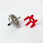 Customization Butane Lighter Refill Valve 1inch Size With Stainless Steel Spring