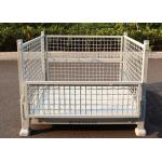 Lightweight Wire Mesh Pallet Cage Warehousing Transport Stillages for sale
