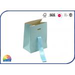 190gsm Coated Paper Gift Bag Simple Custom Print With Smooth Ribbon Handle