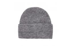 China Unisex Wool Acrylic Soft Knit Beanie Cap Customize Pattern supplier