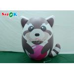 Customized Pvc Lovely Realistic Inflatable Raccoon Model