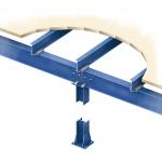 Vertical Lifts Platform Floor Systems , Powder Coated Pallet Racking Mezzanine