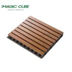 Eco-friendly Noise Reduction Wood Grooved Acoustic Panel For Auditorium for sale