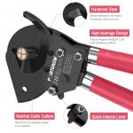 Marine Large Ratcheting Handheld Cable Cutters Multicolor Durable
