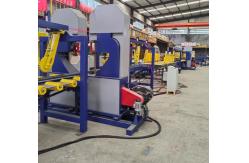 China 2 Heads Vertical Band Sawmill Small Logs Wood Processing Line With Platform supplier